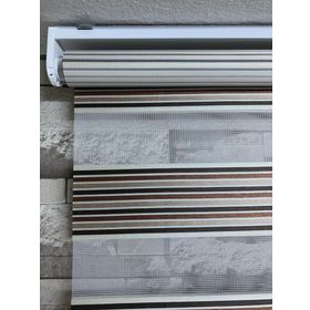 Brillant Ekru Trend Pliseli Zebra Perde 130X200 - 130x200 cm