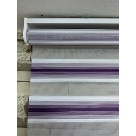 Brillant Ekru Trend Pliseli Zebra Perde 130X200 - 130x200 cm