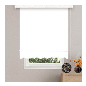 Brillant Etek Dilimli Beyaz 120x200 cm Stor Perde