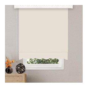 Brillant Etek Dilimli Krem 110x200 cm Stor Perde