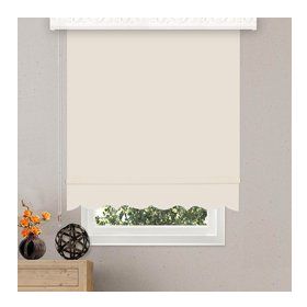 Brillant Etek Dilimli Krem 110x260 cm Stor Perde