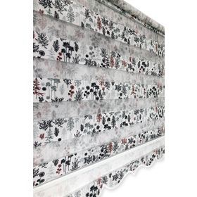 Brillant Etek Dilimli Krem 110x260 cm Stor Perde