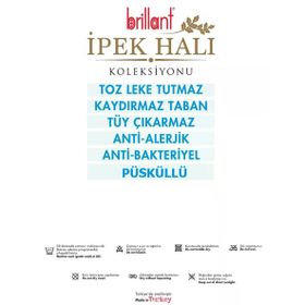 Brillant HJ11724.805 90x300 cm Ipek Tenda Latex Halı