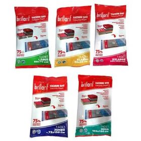 Brillant Large XLarge XXLarge Jumbo Mega 5 Paket Vakumlu Hurç