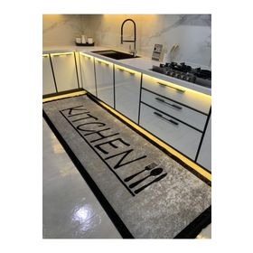 Brillant MGZ-BAITER Lateks Deri Taban Saçaklı Mutfak Halısı