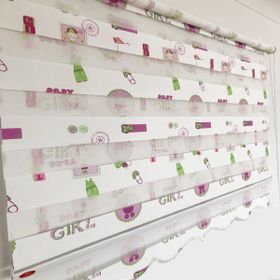 Brillant Zebra Krem Bamboo 90x260 cm Stor Perde