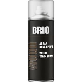 Brio 0102-WS400LW Açık Kahverengi 400 ml Ahşap Sprey Boya