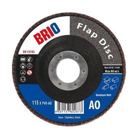 Brio 115xp40 Ao 10'lu Flap Disk