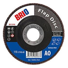 Brio 115xp40 Ao 10'lu Flap Disk