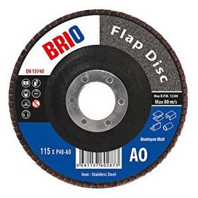 Brio 115xp40 Ao 10'lu Flap Disk