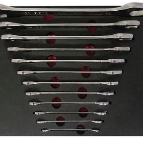Brio 12 Parça 6x7-30x32 Sünger Yataklı İki Ağız Anahtar Seti