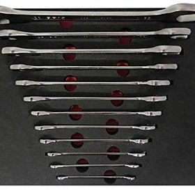 Brio 12 Parça 6x7-30x32 Sünger Yataklı İki Ağız Anahtar Seti