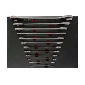 Brio 12 Parça 6x7-30x32 Sünger Yataklı İki Ağız Anahtar Seti