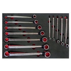 Brio 12 Parça 6x7-30x32 Sünger Yataklı Yıldız Anahtar Seti