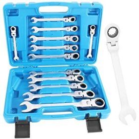 Brio 12 Parça 8-22 mm 72 Diş Kombine Cırcırlı Anahtar Set