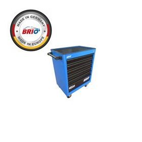 Brio 6 Çekmece Pro Plus 248 Parça Mavi Dolu Hareketli Takım Dolabı