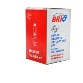 Brio 64196 2'li H4 24 volt 75/70 watt Halojen Ampul