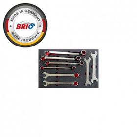 Brio 8 Parça İki Ağız Kombine Yıldız Anahtar