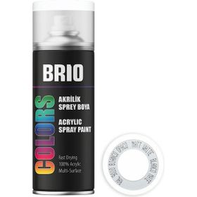 Brio Akrilik Beyaz Mat B9010M 400 ml Sprey Boya