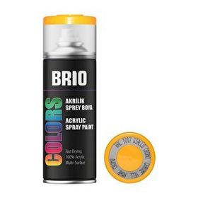 Brio Akrilik Nergis Sarısı B1007 400 ml Sprey Boya