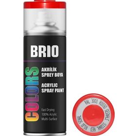Brio Akrilik Sinyal Kırmızı 400 ml Sprey Boya