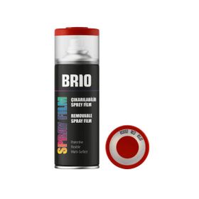 Brio Çıkarabilinir Opak Red 400 ml Sprey Boya