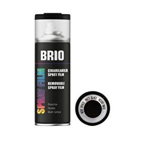 Brio Opak Siyah 400 ml Çıkarılabilir Sprey Boya