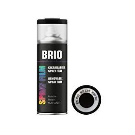Brio Opak Siyah 400 ml Çıkarılabilir Sprey Boya