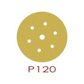 Brio P120 6 Delikli Cırtlı 10'lu Zımpara