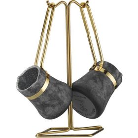Brioni Royal Stone 3 Parça Kumtaşı & Altın Cezve Takımı