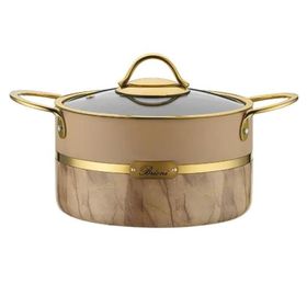 Brioni Selection 28 cm Granit Derin Krem Tencere
