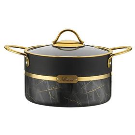 Brioni Selection 28 cm Granit Derin Siyah Tencere