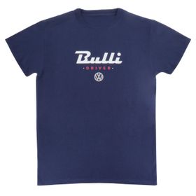 Brisa Collection Şık Vintage Volkswagen Bulli Bus Retro Motifli Bulli Driver Uniseks Tişört