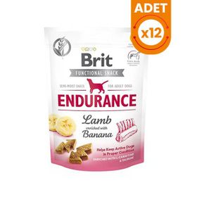 Brit 12x150 gr Endurance Kuzu Etli ve Muzlu Köpek Ödül Maması