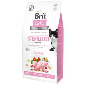 Brit 7 kg Care Tahılsız Sensitive Kısırlaştırılmış Tavşan Etli Kedi Maması