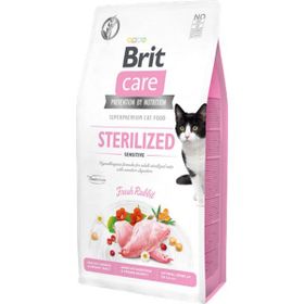 Brit 7 kg Care Tahılsız Sensitive Kısırlaştırılmış Tavşan Etli Kedi Maması