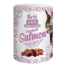 Brit Care 100 gr Cat Snack Superfruits Salmon Somon Kuşburnu Yaban Mersini Tahılsız Kedi Ödülü