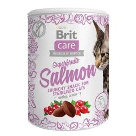 Brit Care 100 gr Cat Snack Superfruits Salmon Somon Kuşburnu Yaban Mersini Tahılsız Kedi Ödülü