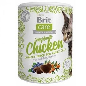 Brit Care 100 gr Süper Fruits Tavuklu Kedi Ödül Maması