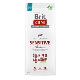 Brit Care 12 kg Sensitive Sindirim Sistemi Gıda İntoleransı ve Deri Hassasiyetine Sahip Köpekler İçin Tahılsız Geyik Etli Kuru Mama