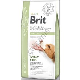 Brit Care 12 kg Veterinary Diets Diabetes Tahılsız Hindi ve Bezelyeli Köpek Maması
