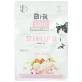 Brit Care 2 kg Sensitive Kısırlaştırılmış Hassas Kediler İçin Tahılsız Hipoalerjenik Taze Tavşan Etli Kuru Mama
