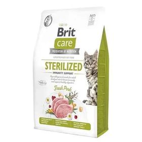Brit Care 2 kg Tahılsız Domuzlu Bağışıklık Destekleyici Kısır Kedi Maması