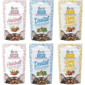 Brit Care 3 Çeşit 6x50 gr Karma Kedi Ödülü