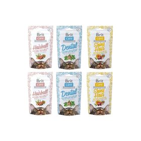Brit Care 3 Çeşit 6x50 gr Karma Kedi Ödülü