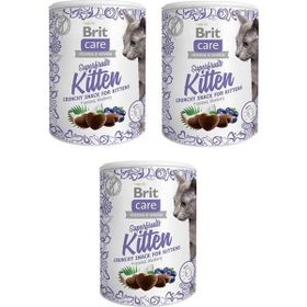 Brit Care 3x100 gr Super Fruits Yavru Kedi Ödülü