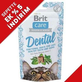 Brit Care 50 gr Cat Snack Dental Tahılsız Ağız ve Diş Sağlığı Kedi Ödülü
