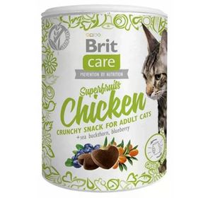 Brit Care 6x100 gr Süper Fruits Tavuklu Kedi Ödül Maması