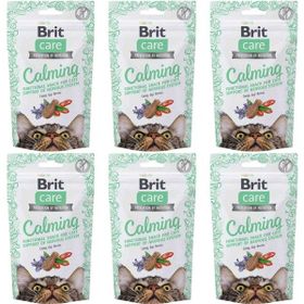 Brit Care 6x50 gr Snack Calming Sakinleştirici Etkili Kedi Ödül Maması