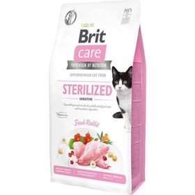 Brit Care 7 kg Sterilised Sensitive Tavşanlı Yetişkin Kedi Maması